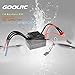 GoolRC Waterproof 45A Brushless ESC Electric Speed Controller with 5.8V/3A BEC for 1/10 RC Car