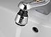 Aerator for Kitchen, Bathroom Faucet, 2 Function Swivel Sprayer, Water Saving Flow 1.5 GMP, Polished Chrome, Black