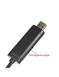 jimat serpiente cámara, 5 m 16.5 ft USB impermeable Tubo Pipe boroscopio endoscopio Video a color de inspección cámara Alcantarillado drenaje limpiador   cámara CMOS 1 6 4 LED brillante   Win XP Vista 7 8 10