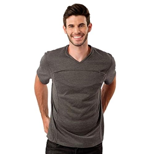Lalabu Dad Shirt (M, Simple Gray) Baby Products, Gear, Backpacks & Carriers, Soft Carriers