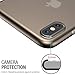 TOZO for iPhone Xs Max Case 6.5 Inch (2018) Hard Cover [0.35mm] World's Thinnest Protect Bumper for iPhone Xs Max [ Semi-Transparent ] Lightweight [Matte Finish Black]
