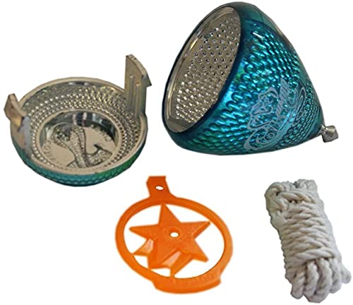 3 Pack Jumbo Cobra Durable Plastic Spin Tops for Kids Metal Tip Made in Mexico - Trompo Mexicano Jumbo Cobra Pl?ico Durable & Punta de Metal (Pack of 3 Assorted Colors)