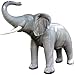 Jet Creations Inflatable Lifelike Life Elephant, 84"