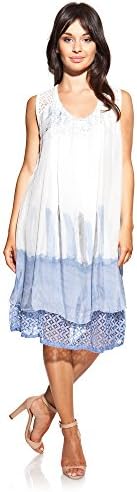 Laura Moretti - Silk dress colour blue U-neck and fitting