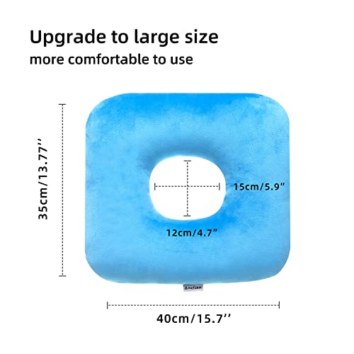 wefaner Donut Pillow Tailbone Pain Relief Cushion Bed Sores,Butt Donut