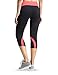 Baleaf Women's Yoga Running Workout Capri Legging Hidden Pocket Dubarry Size L