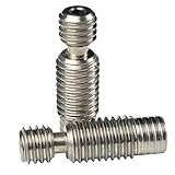 Titanium All-Metal heatbreak Throat | 1.75mm | Precision machined | bore Polished | V6 hotend Compatible | M6-M7 Thread by 3D passion (2-Pack)