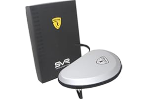 Killerspin SVR Hard Racket Case, Silver/Black