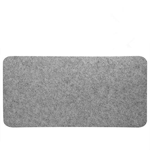 Mavis Laven Mouse Pads, Felts Table Mouse Pad Office Desk Laptop Mat, Mouse Mat Gaming Anti-static Computer PC Pads 68x33cm(Gray)