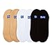 Keds 6 Pair Cotton Liner Socks, White/Black/Nude, Fits Shoe Size: 4-10