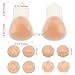 Women Adhesive Bra Silicone Breast Lift Backless Strapless Bra (A/B, Beige)