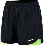 TLRUN Men's 2 in 1 Running Racing Shorts