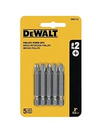 DeWalt dw2115 # 2 Phillips Bits de potencia de 2 pulgadas (5-Pack)