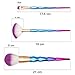 AccMart Makeup Brush Set,Unicorn Design Brushes,12PCS Makeup brushes, Make Up Foundation Eyebrow Eyeliner Blush Cosmetic Concealer Brushes