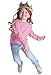 RABBIT SKINS Toddler Fleece Long Sleeve Pullover Sweatshirt, Black, 3T