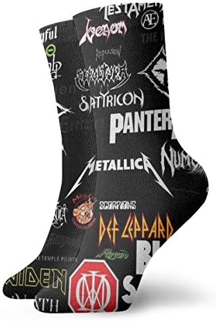 Womens&Men Pan-tera Casual Crew Thin Socks Athletic Sports Funny Socks Tube Dress Socks High Ankle