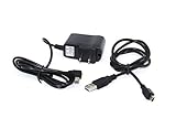 1A AC Power Charger Adapter+USB PC Cord For Olympus Voice Recorder DM-620 DM-650