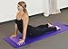 YogaAccessories Wide Foam Yoga Wedge Prop and Stretching Aid, Purplethumb 1