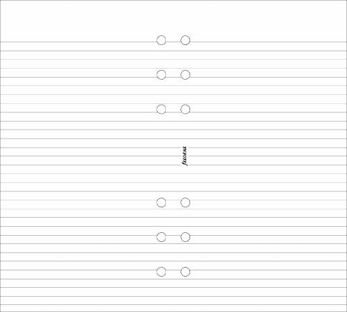 FilofaxPersonal Ruled Notepaper - White