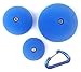 Atomik Rock Climbing Holds Set of 3 Bolt-On Domes in Blue