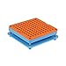 Capsule Holder Plate,Tuyounger Capsule Filler Machine Tray,Manual Powder Filling Machine for Size 0-100 Holes with Powder Block&Tamper（Blue） ...