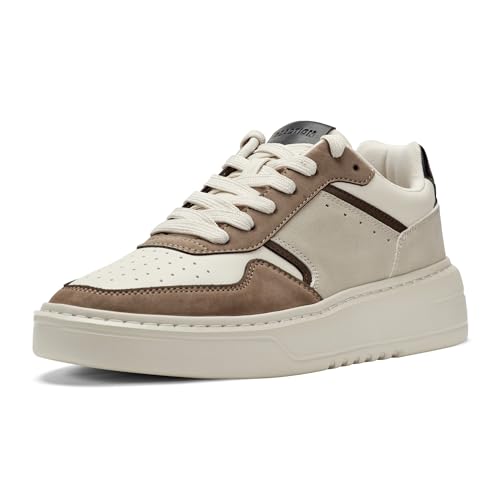 Kenneth Cole Reaction Men's Dover, Ivory/Medium Brown Multi, 11 Medium
