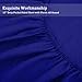 HOMEIDEAS Queen Size Bed Sheets - 6 Piece Set (Royal Blue) - Extra Soft Brushed Microfiber 1800 Bedding Sheets, Deep Pocket, Wrinkle & Fade Free