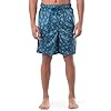 IZOD Men's Lite Touch Fleece Sleep and Lounge Short, Turquoise/Pineapple, Small IZOD Men's Lite Touch Fleece Sleep and Lounge Short, Turquoise/Pineapple, Small