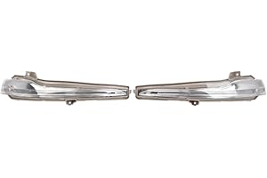 MEETALLGOOD Cnkaka036 1 Pair Rearview Mirror LED Turn Signal Light Side Dynamic ABS Clear For Mercedes Benz C-Class E-Class S