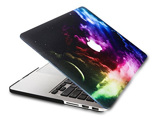 KEC Laptop Case for Old MacBook Pro 15” Retina (-2015) Plastic Case Hard Shell Cover A1398 (Colorful Space)