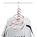 Closet Space Saving Hangers for Clothes Pants- 10.5 Inch Metal Wonder Hangers Stainless Steel Magic Cascading Hanger Updated Hook Design Closet Organizer Hanger