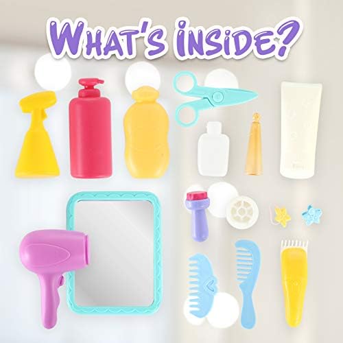 A hair styling set on a small trolley, priced at $29.95.