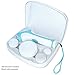 ToiletTree Products Storage Travel Case for Water-Resistant Professional Skin Care Face Body Brush System