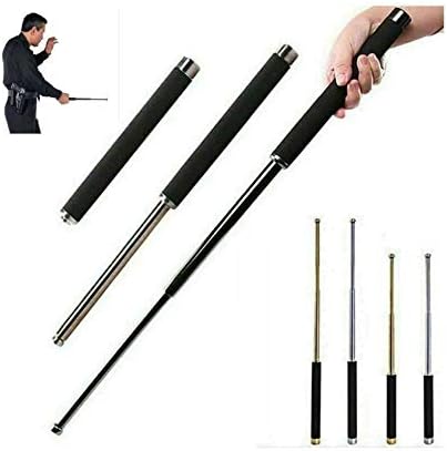 Morrosso Tactical Stick for Hiking and Camping Heavy Steel Stick