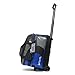 Pyramid Path Deluxe Double Roller with Oversized Accessory Pocket Bowling Bag (Royal Blue/Silver)