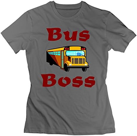 AKKK47 Women's Soft Bus Boss T Shirt DeepHeather XL