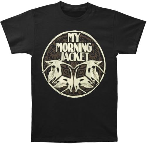 My Morning Jacket Men's Swan Circle Slim Fit T-shirt Small Black