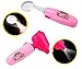 Doctor Toys Stethoscope Injections Nurse Pretend Play Kit for Kids Pink Luminous Sound Medical Doctor's Kit 30 pcs Role Play Educational Toys