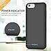 Feob Battery Case for iPhone 6s Plus/6 Plus, 8500mAh Rechargeable Charger Case Extended Battery Pack for iPhone 6Plus & 6s Plus Charging Case Portable Power Bank (5.5 inch)- Black