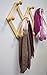 Juvale Wooden Expandable Peg Rack for Entry Way, Hats, Coats, Leashes (15 x 6 In)
