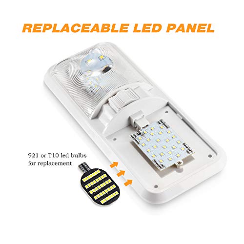 image for Auxbeam 12V Led RV Ceiling Dome Light RV Interior Lighting for Trailer