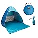 Wetray TM Instant Portable Automatic Quick Pop-up Outdoor Sun Shelter, Beach Tent Cabana Umbrella Canopy- Light Blue with Carry Bag Perfect for Family Time & Kids