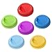 Aspire 6 PCS Silicone Drinking Lid Cup Lids, Reusable Coffee Cup Covers/Lids (Fits cups 3.46-3.62 inches) - ASSORTED