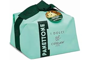 Cipriani Food Hand Wrapped All Natural Panettone Italian Cake, 2.2 Pound