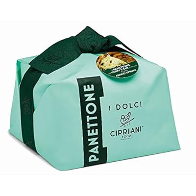 Cipriani Food Hand Wrapped All Natural Panettone Italian Cake, 2.2 Pound