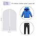Kathy Small Garment Bag, Set of 5 PEVA Garment Bag for Kids Moth Proof Full Zipper Suit Bag Light Weight