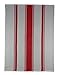 COTTON CRAFT - 4 Pack Wrinkle Resistant Superior Finish - Pure Cotton - Twill Stripe - Kitchen Towels 20x28 - Red - Easy Care Machine Wash
