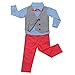 FAVOLOOK Boys Waistcoat, Kids Suits ＆ Gentleman Sets with Vest + Bowknot Shirt + Pants for Daily Wear Special Occasion