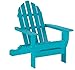 POLYWOOD AD5030AR Classic Folding Adirondack Chair, Height: 35.00