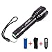 USITEK Super Bright LED Handheld Flashlight CREE XML T6 With 5 Light Mode,1200 Lumens Water Resistant Outdoor Torch.Include Rechargeable 18650 Battery,Charger and flashlight holster